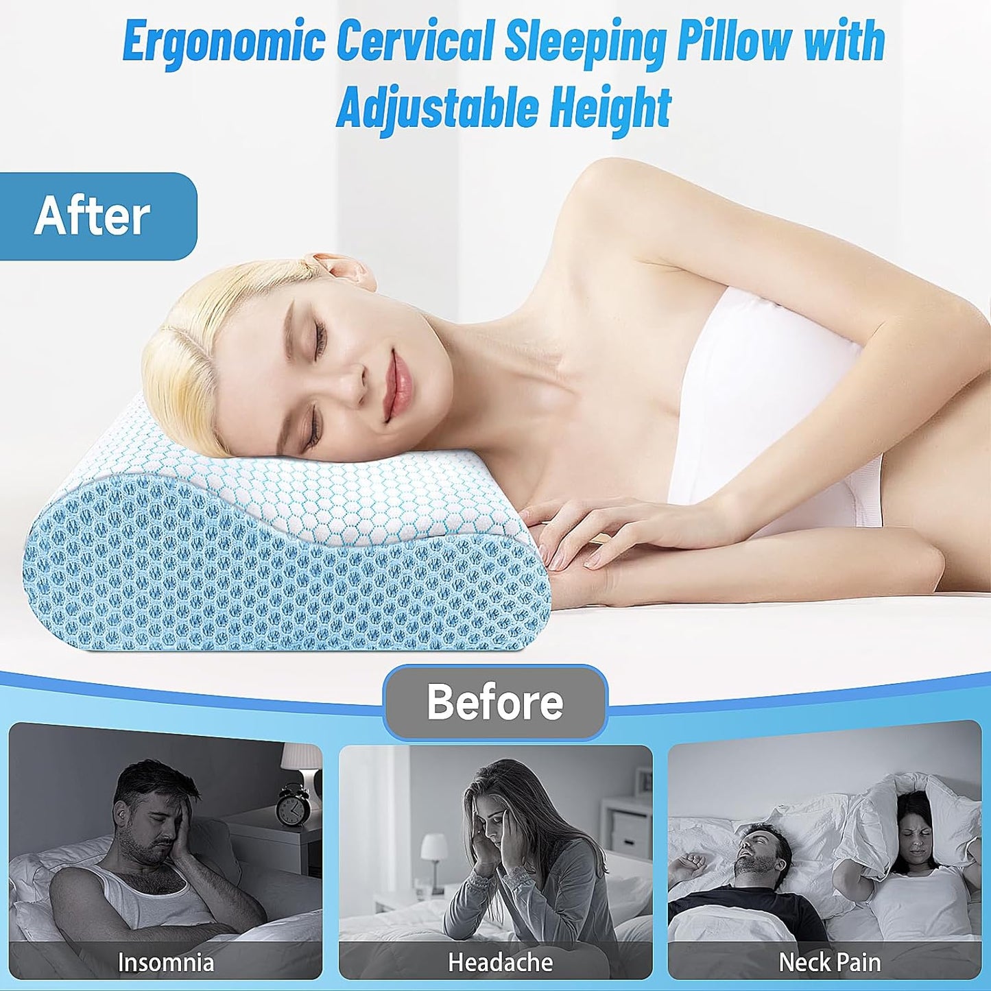 CERVIX™️ ALMOHADA ORTOPEDICA CERVICAL TERAPEUTICA