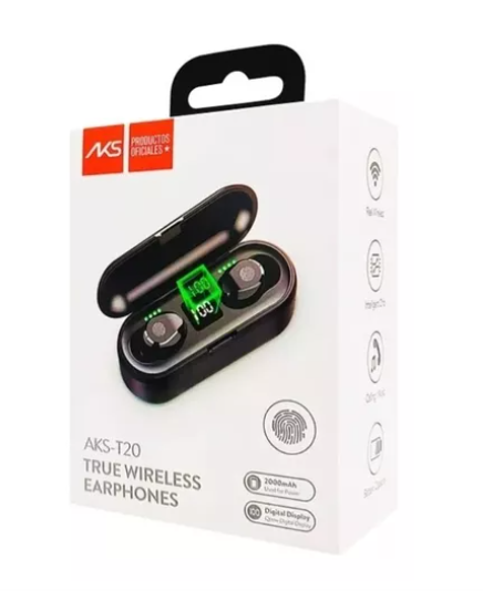 AUDIFONOS INALÁMBRICOS AKS-T20 "SONIX"