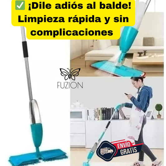 SpryMop®  Mopa Spray trapero limpiador