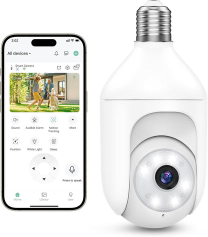 CAMARA TIPO FOCO ESPIA INTELIGENTE  " SPYCAM"